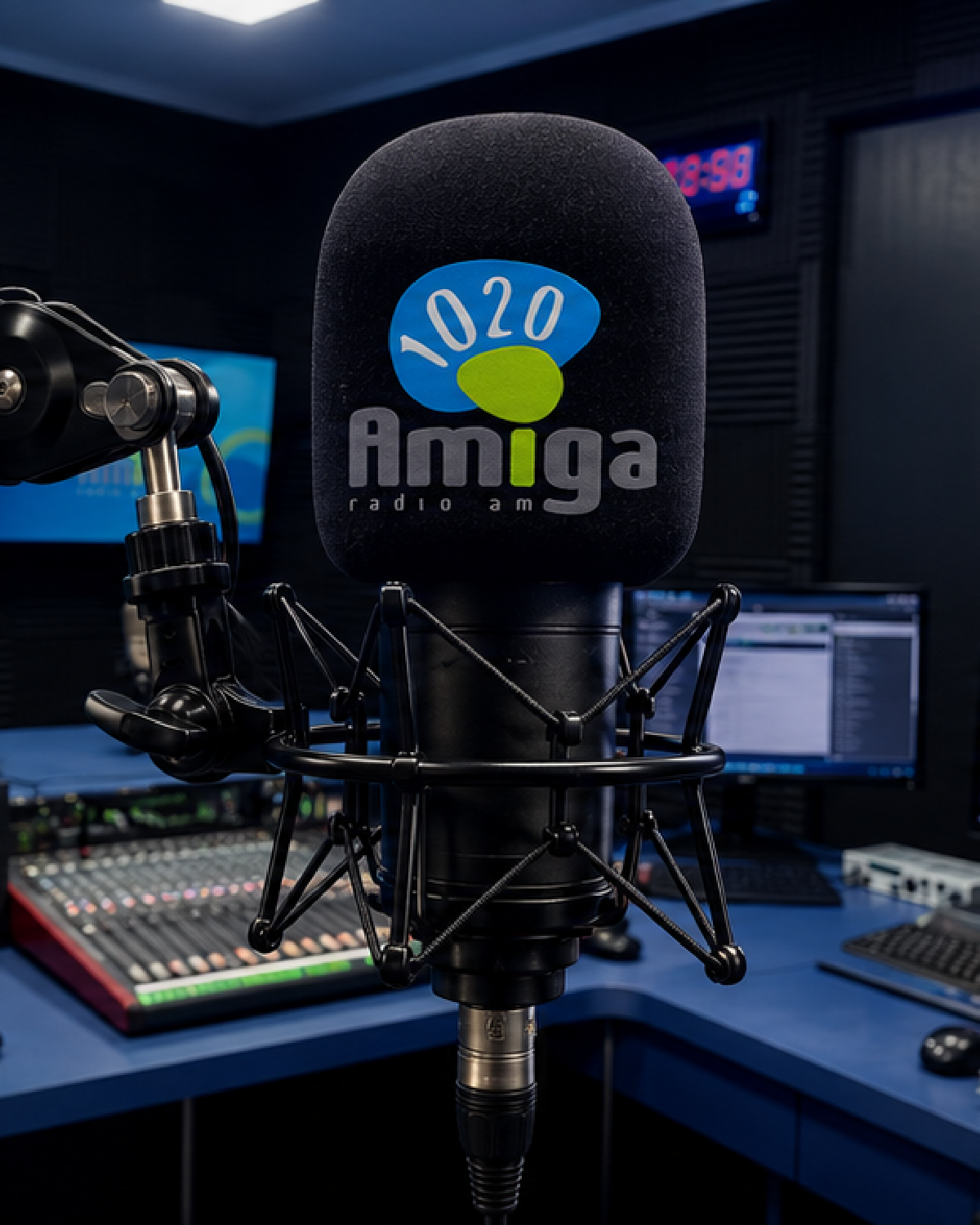 Estudio de Radio Amiga 1020 AM
